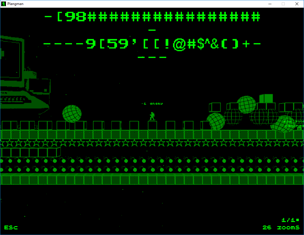 A glitchy custom level